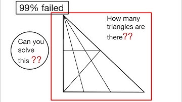 Viral puzzles || count the triangles || #puzzles #triangle || 99% failed || can you solve this
