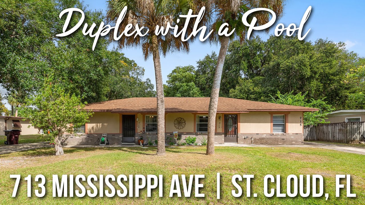 713 Mississippi Ave Saint Cloud FL 34769 Duplex Home For Sale In Saint Cloud Call 1844