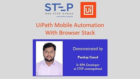 How UiPath Mobile Automation can support Cloud Device