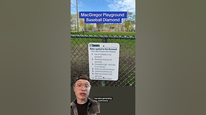 People are STILL confused by the ridiculous rules at a local Toronto baseball field #toronto #rules