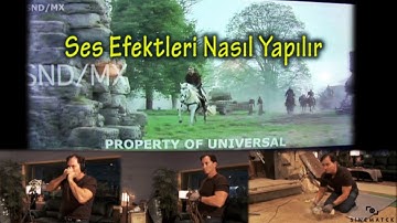 Ses Efektleri Nasıl Yapılır