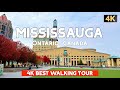 4k mississauga  awesome city in greater toronto area canada  best walking tour