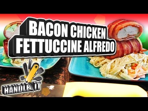 LEARN HOW TO COOK - Bacon Chicken Fettuccine Alfredo - Handle It