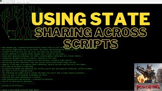 Bitburner - Sharing State across files Guide