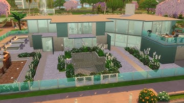 Sims 4 Speed Build - Modern Mansion (Twin Oracle Point)