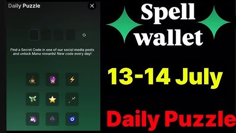 Spell wallet puzzle today 13 & 14 July  | spell wallet daily puzzle | #spellwallet #combo |