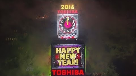 NBC 2016 New Year's Eve Ball Drop New York HD 1080p