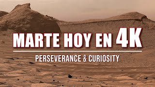 MARTE HOY EN 4K - Perseverance &amp; Curiosity on Mars