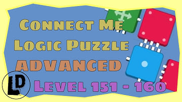 Connect Ne - Logic Puzzle Advanced Level 151 - 160 Solution
