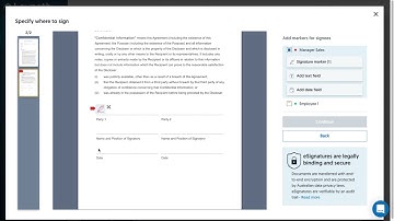 How to eSign a document (others only)