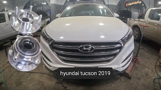 front wheel bearing replacement hyundai tucson 2019 .... 2016 - 2021 tucson #suspensionsystem