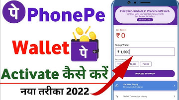 Phonepe Wallet Activate Kaise kare | How To Activate Phonepe Wallet | Phonepe wallet Reactivate kare