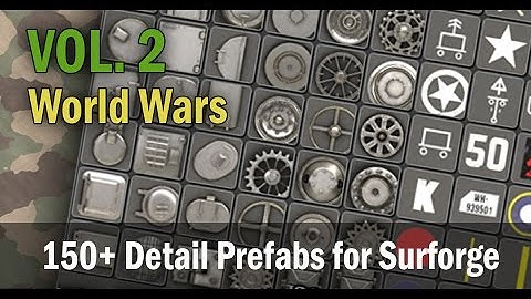 Detail Prefabs for Surforge Volume 2: World Wars Promo
