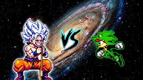 Goku Namek V4 OP (all form) VS Scourge V4 OP (all form) in Mugen