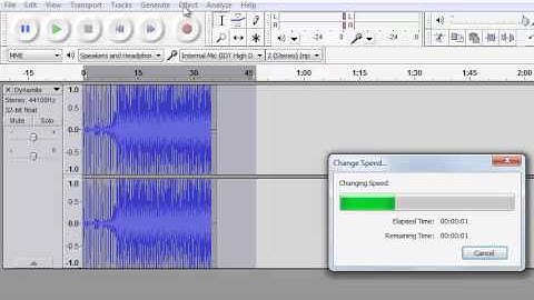 Audacity tutorials part-1 speed,pitch and fading