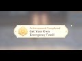 Genshin Impact Hidden Achievement - Get Your Own Emergency Food!