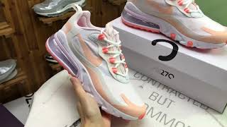 Nike Air Max 270 React Summit White/Light Violet/Atomic Pink/Crimson Tint CJ0619-103