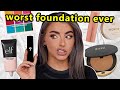 Is this the WORST foundation ever? Testing CHEAP drugstore makeup!