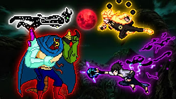 Ben 10 OP UA & Kevin OP VS Naruto OP (all form) & Sasuke Indra OP in Jump Force Mugen