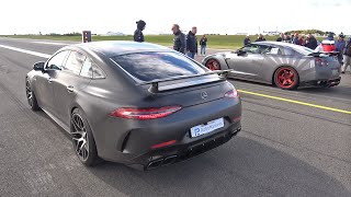 800HP Mercedes-AMG GT63 S 4Matic+ 4 Door Coupe vs 900HP Nissan GT-R R35