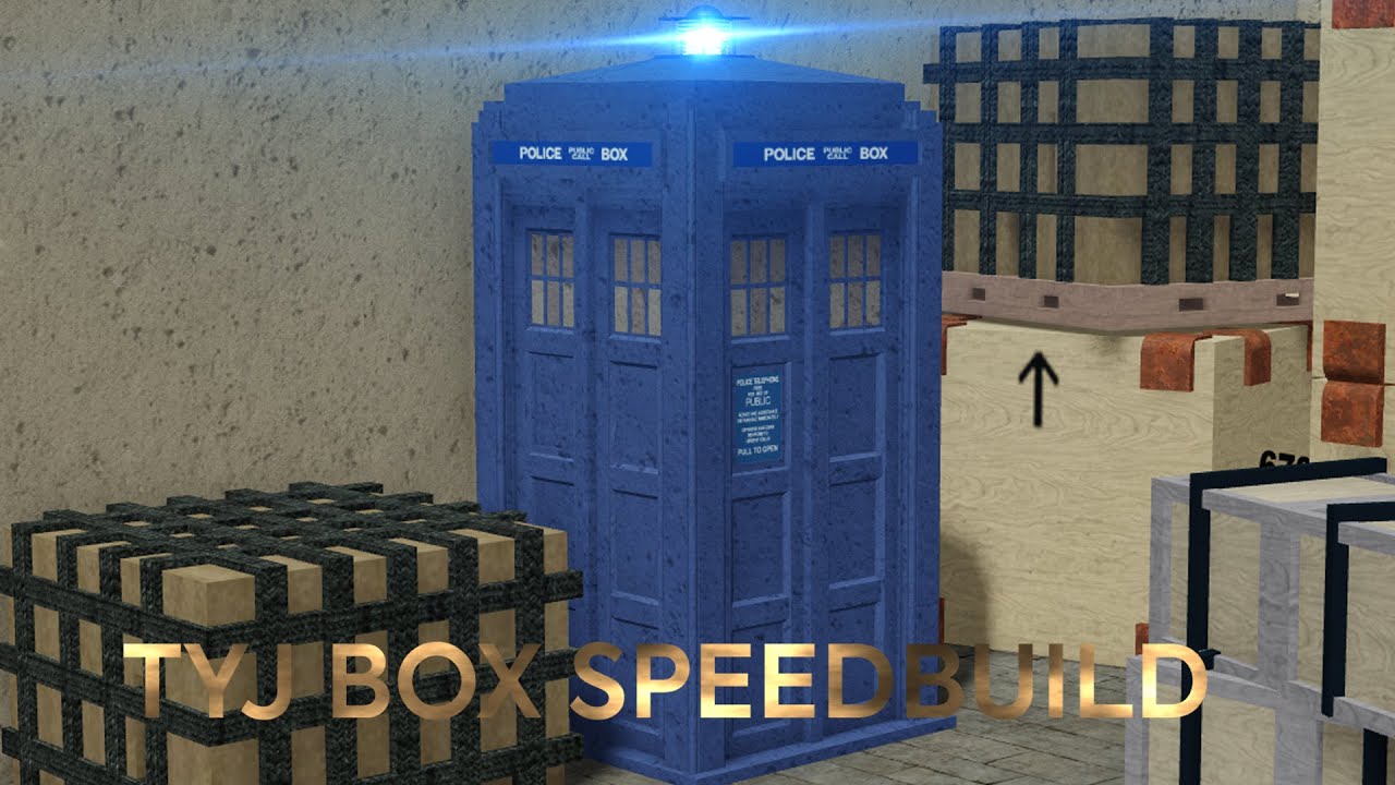 Roblox Doctor Who TYJ Box Speedbuild - YouTube