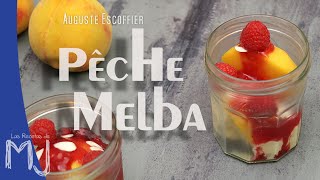 HELADO DE VAINILLA / MELOCOTÓN MELBA DE ESCOFFIER | Las Recetas de MJ