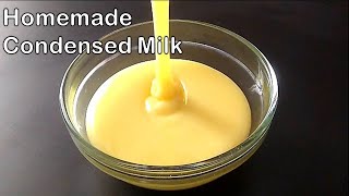 Homemade Condensed Milk | How to Make Condensed Milk at Home