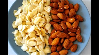 Badem kabuğu nasıl soyulur | evde File badem nasıl yapılır? | Blanched sliced almonds