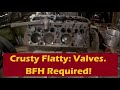 Seized Ford Flathead V8 Teardown Pt2: Valve removal. KD Valve tool action!