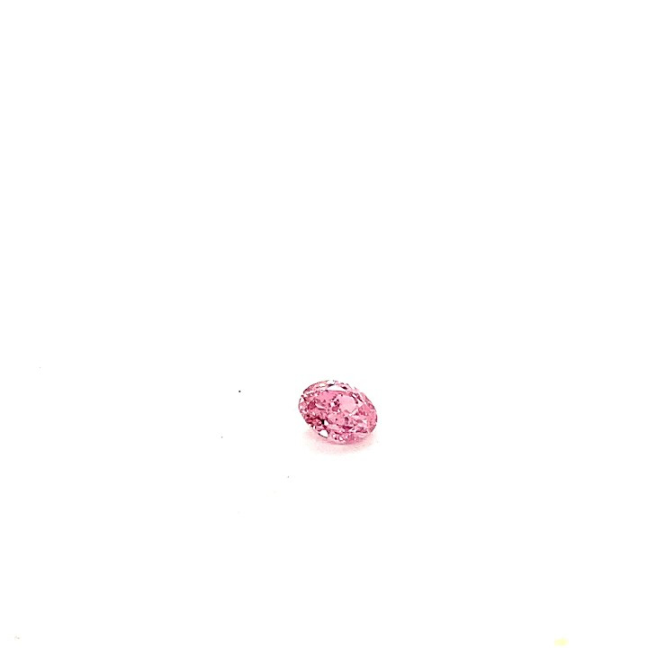 Argyle intense purple pink oval cut diamond