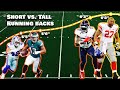 The Shortest vs. Tallest Running Backs ever... Which is better?