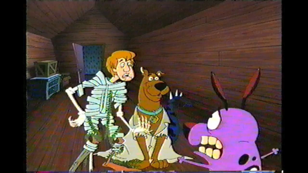'Scooby Doo' plus 'Courage the Cowardly Dog' cross promotional ad from