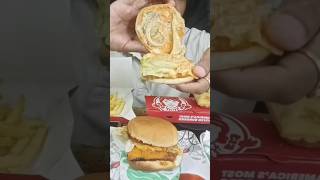 🍔 Wendy’s Full Burger Menu Review! 🍟 | Taste Test + Pizza Puff Surprise! 😋 #wendys #fastfood #shorts