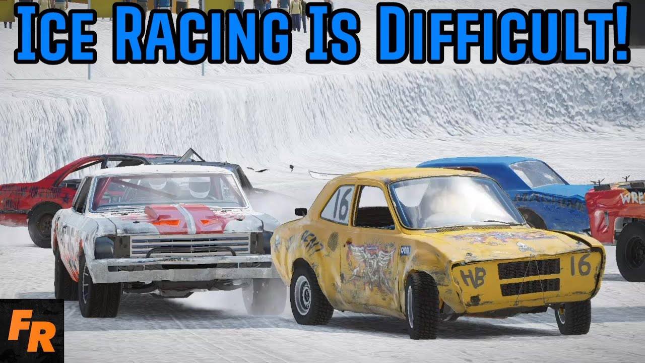 Ice Racing Is Incredibly Difficult - Wreckfest Mods - YouTube