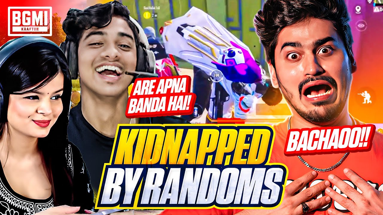 RANDOMS KIDNAPPED ME | Funny BGMI Squad *epic🤣*