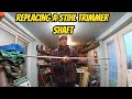 How to replace a Stihl trimmer shaft