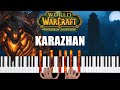 World of warcraft  karazhan theme  piano cover  tutorial