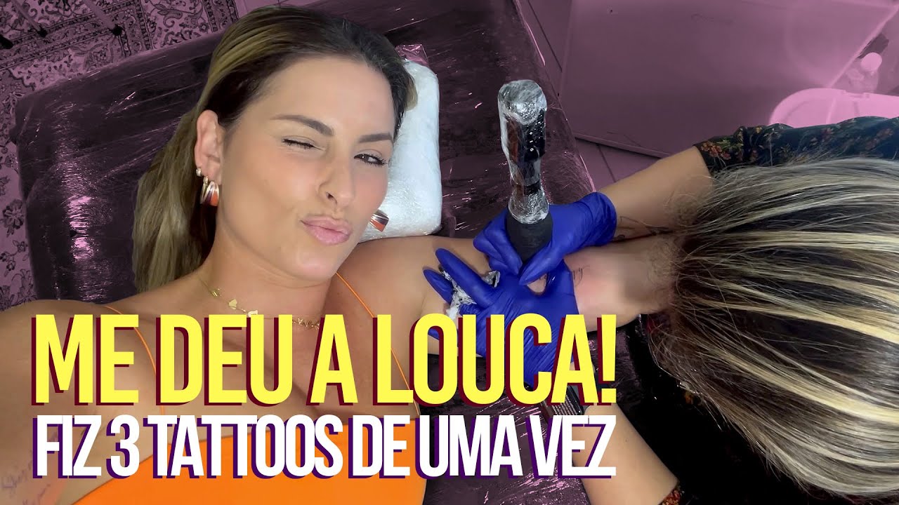 MINHAS NOVAS TATUAGENS 😱