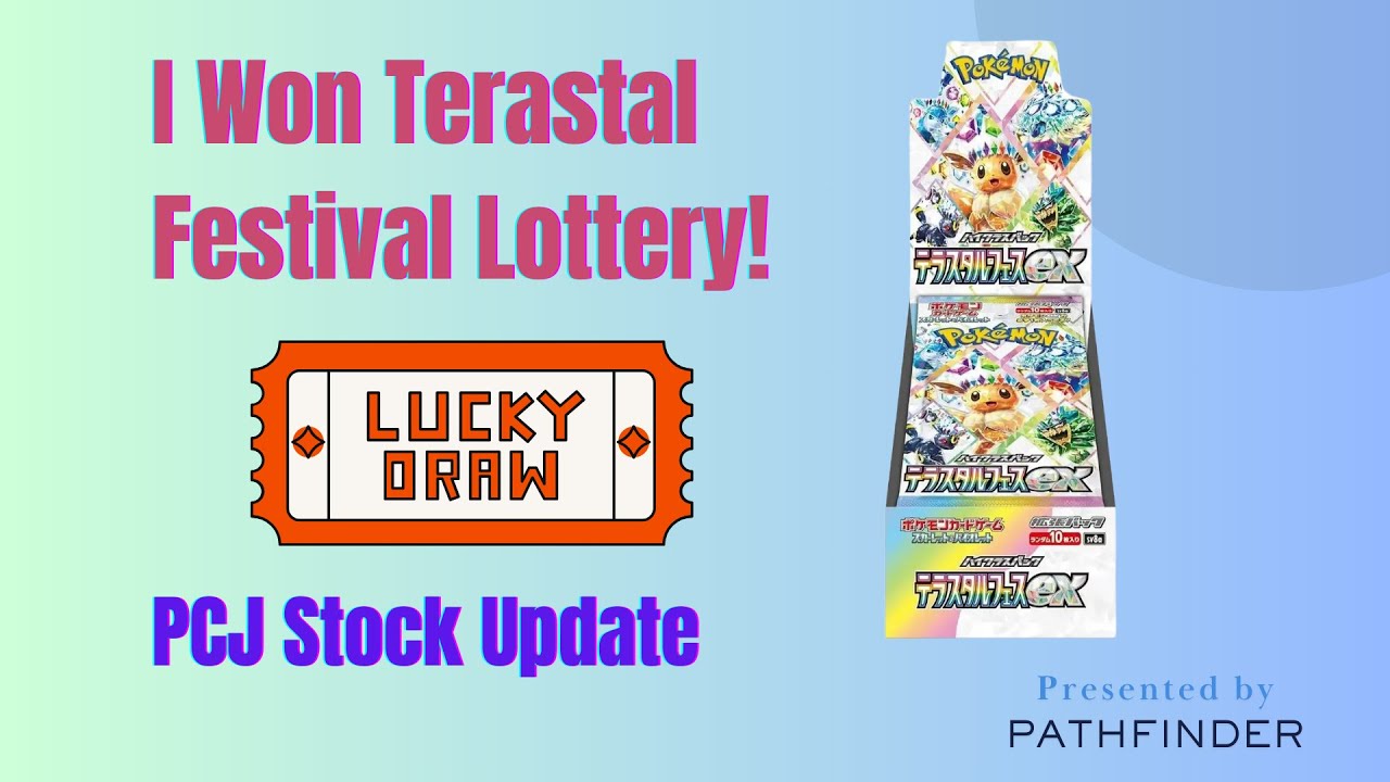 LIVE Purchase: Terastal Festival Booster Box (Lottery Win!) + Japan Pokmon Center Update LIVE Purchase: Terastal Festival Booster Box (Lottery Win!) + Japan Pokmon Center Update