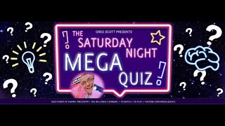 GREGGLES’ SATURDAY NIGHT MEGA #QUIZ! #7 (13/03/2021)
