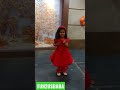 A beautiful dance performed by cute doll in birt.ay party