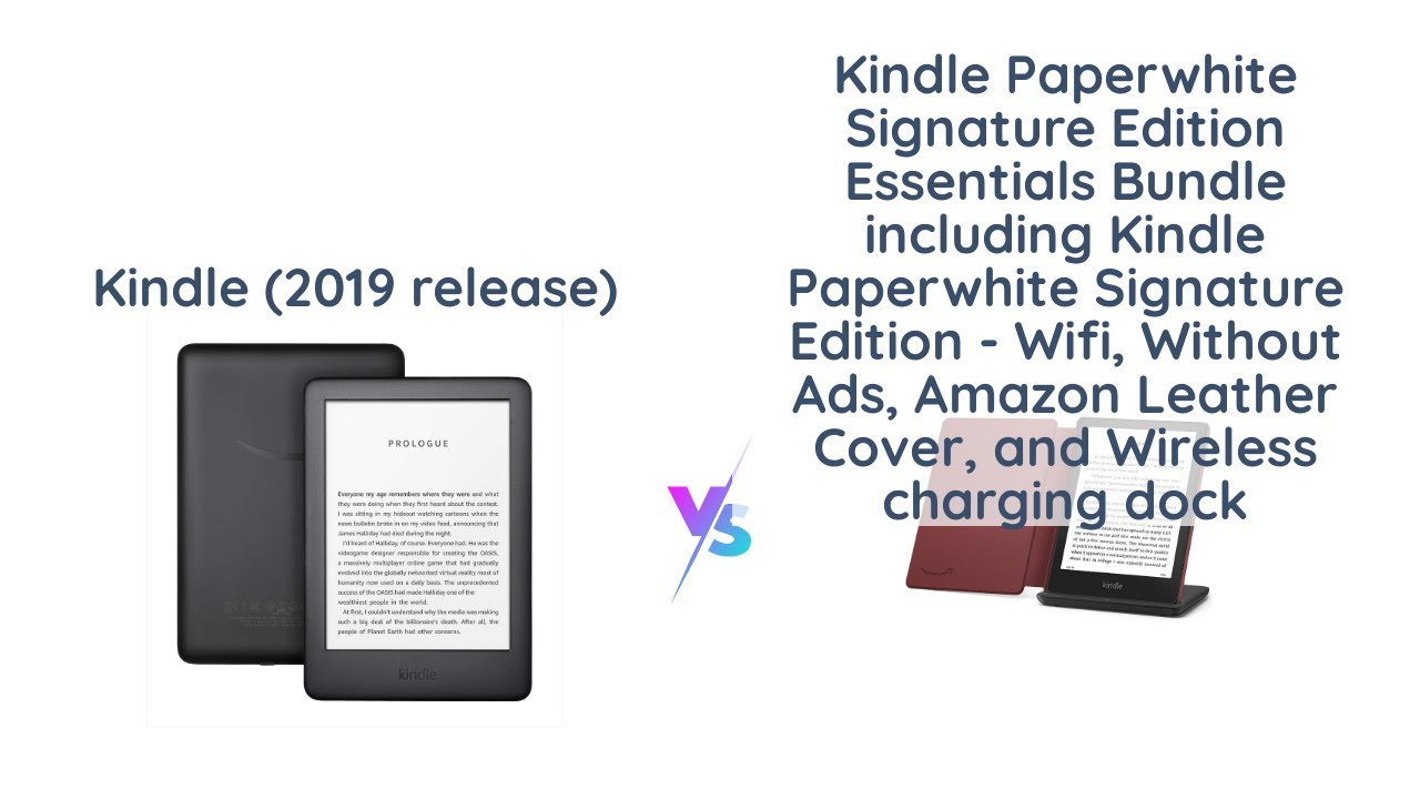 Kindle Paperwhite Signature Edition Essentials Bundle including Kindle  Paperwhite Signature Edition - Wifi, Without Ads,  Leather Cover, and