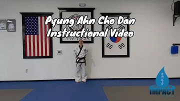 Pyung Ahn Cho Dan Instructional Video