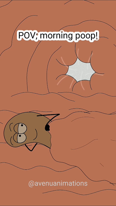 POV; morning poop! 🤣 (best animation memes) #shorts