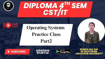 Diploma 4th Sem CST/IT Operating Systems Practice Class(Part2) _By CS Learning with Rumpa #wbscte