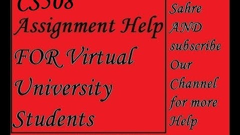 CS508 idea solution for Assignment due date 24 may 2017