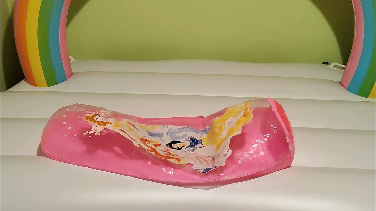 Deflating pool toys in hyperlapse YouTube