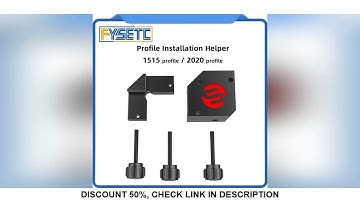 FYSETC CNC All metal Right-Angle Ruler 15/20 Profile Installation Helper For Voron V0 2.4 Micron Sal