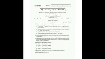 April/May 2021 CS8601 Mobile Computing Question Paper