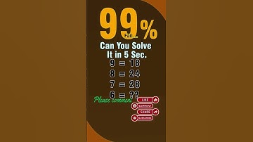 Brain Test Maths Puzzle 2025 | Can You Solve It in 5 Seconds? | Viral Math Puzzle Challenge